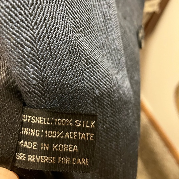 Bachrach blue double breasted suit jacket blazer 40R - Picture 10 of 11